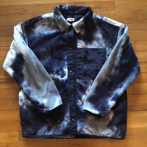 Garage fleece tie dye Shacket